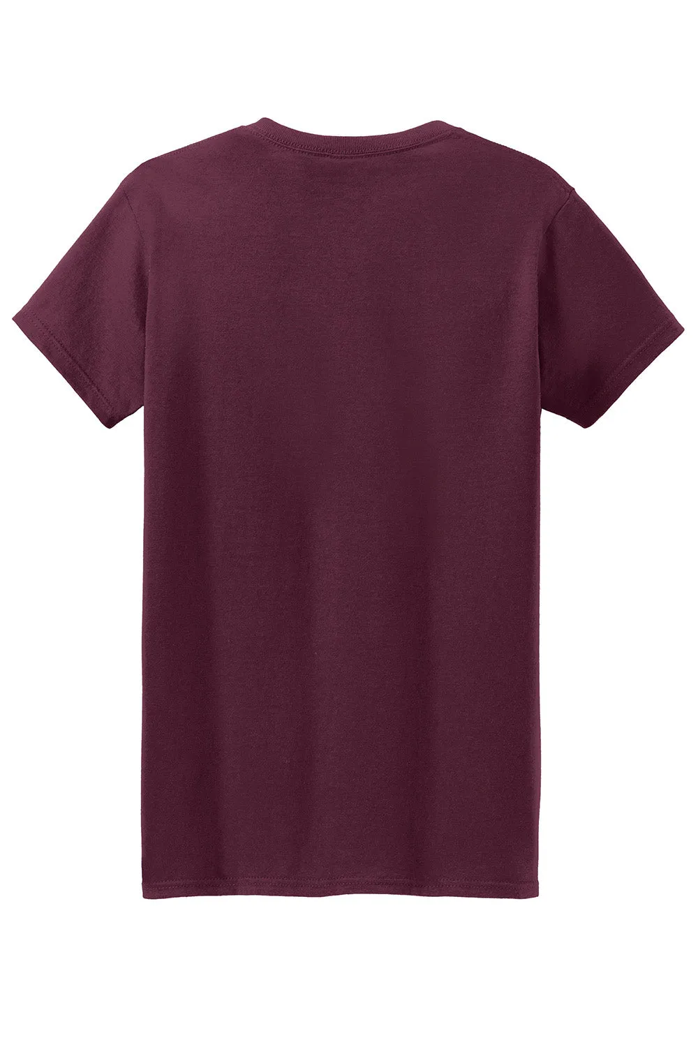 Gildan Womens Short Sleeve Crewneck T-Shirt - Maroon  Affordable Clothing Gildan