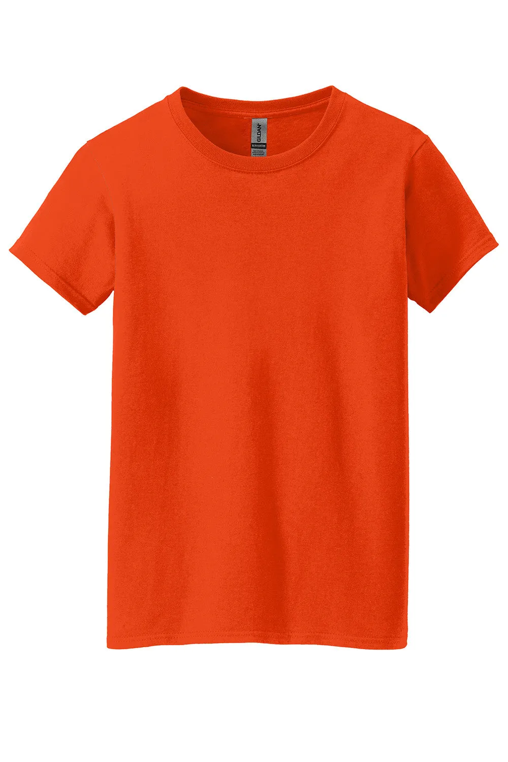 Gildan Womens Short Sleeve Crewneck T-Shirt - Orange  Affordable Clothing Gildan