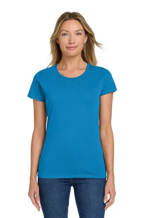 Gildan Womens Short Sleeve Crewneck T-Shirt - Sapphire Blue  Affordable Clothing Gildan
