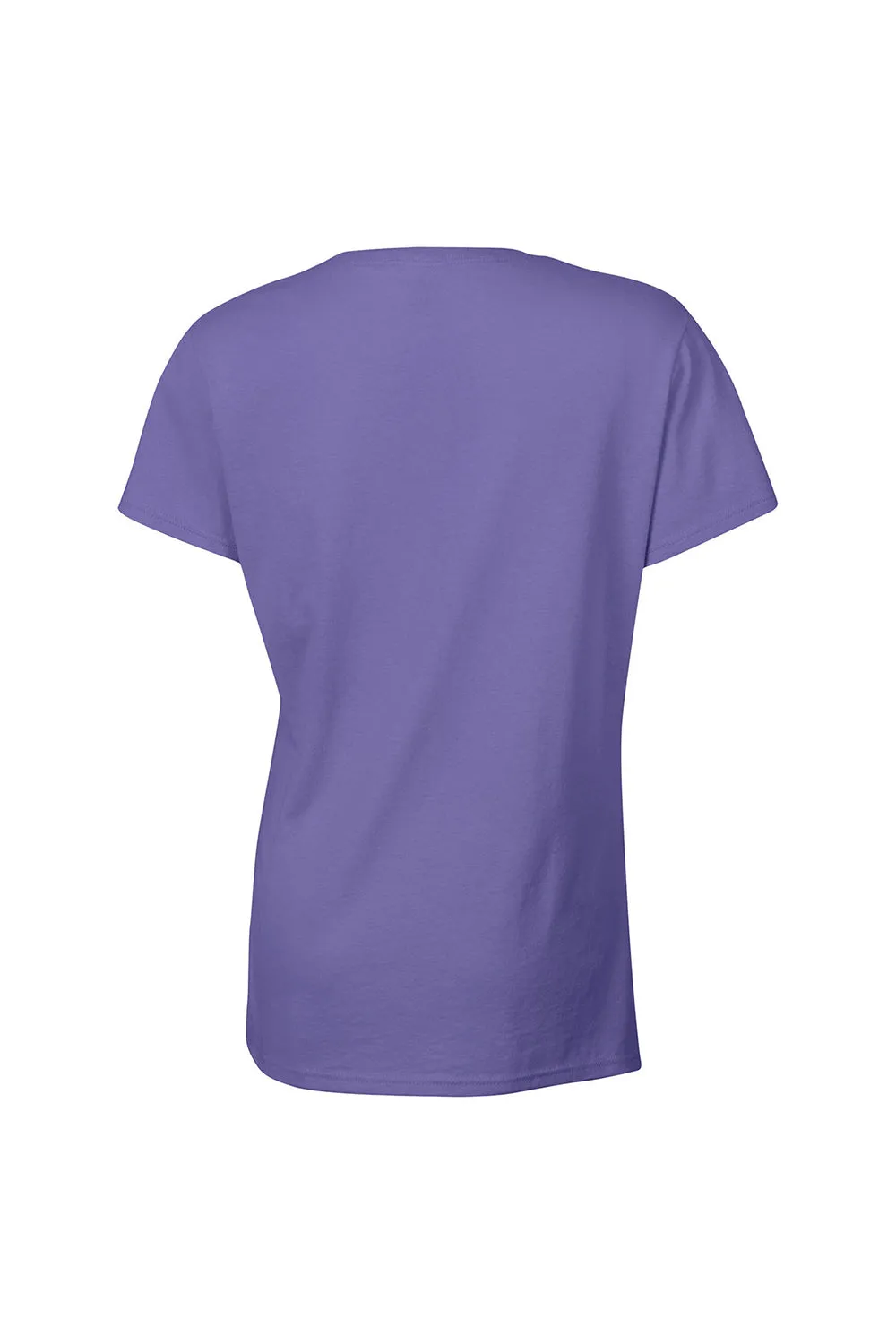 Gildan Womens Short Sleeve Crewneck T-Shirt - Violet Purple  Affordable Clothing Gildan