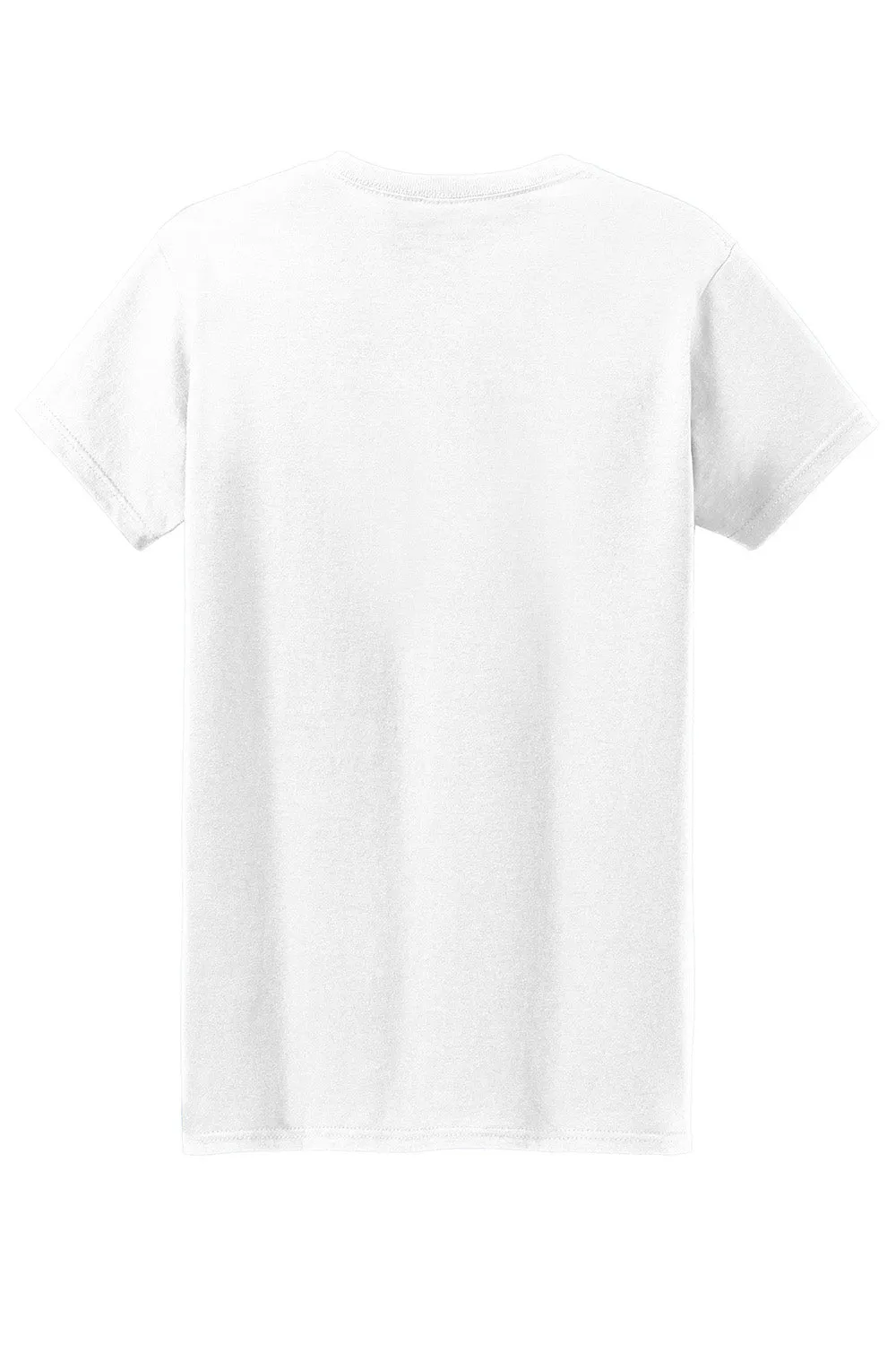 Gildan Womens Short Sleeve Crewneck T-Shirt - White  Affordable Clothing Gildan