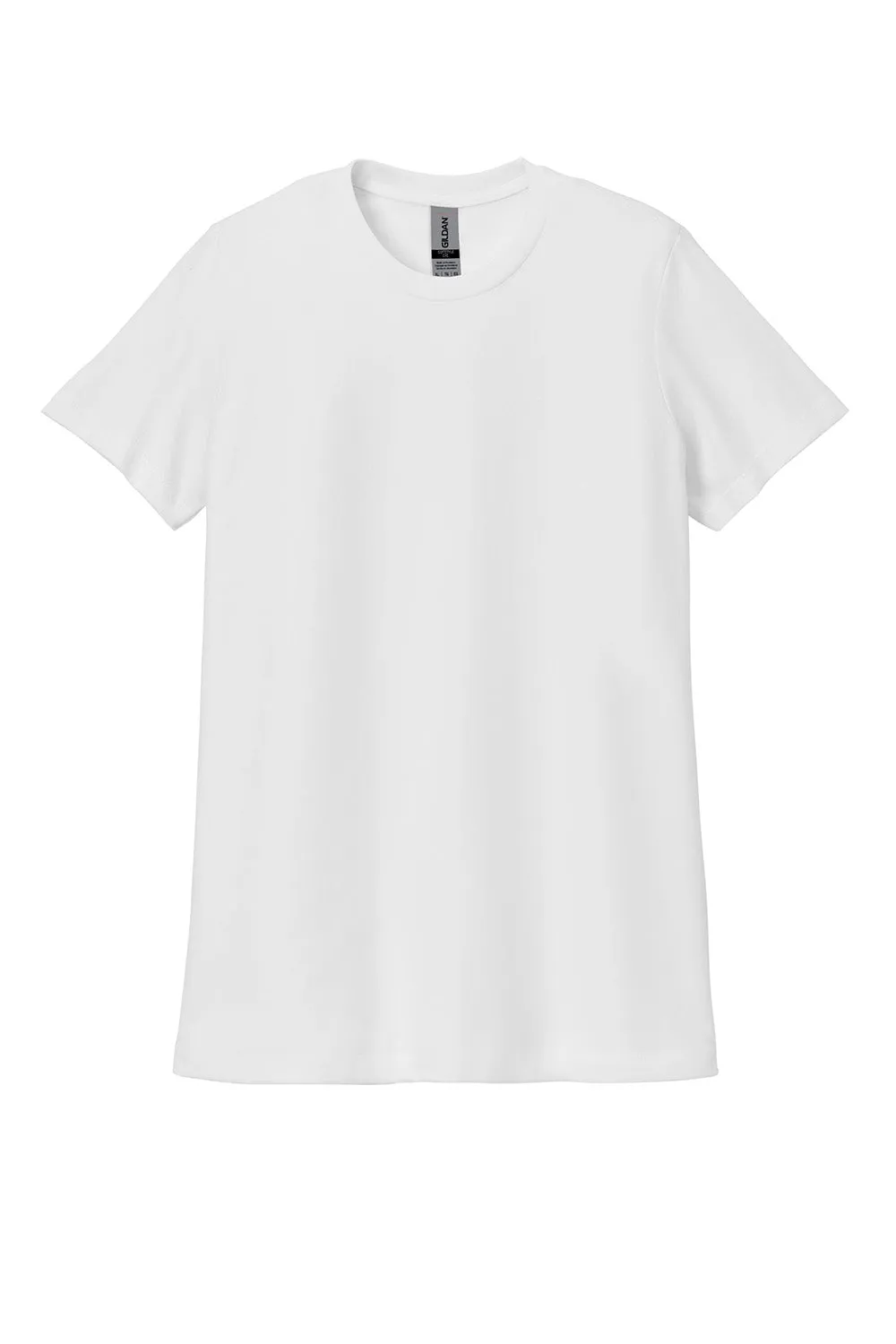 Gildan Womens Softstyle CVC Short Sleeve Crewneck T-Shirt - White  Affordable Clothing Gildan