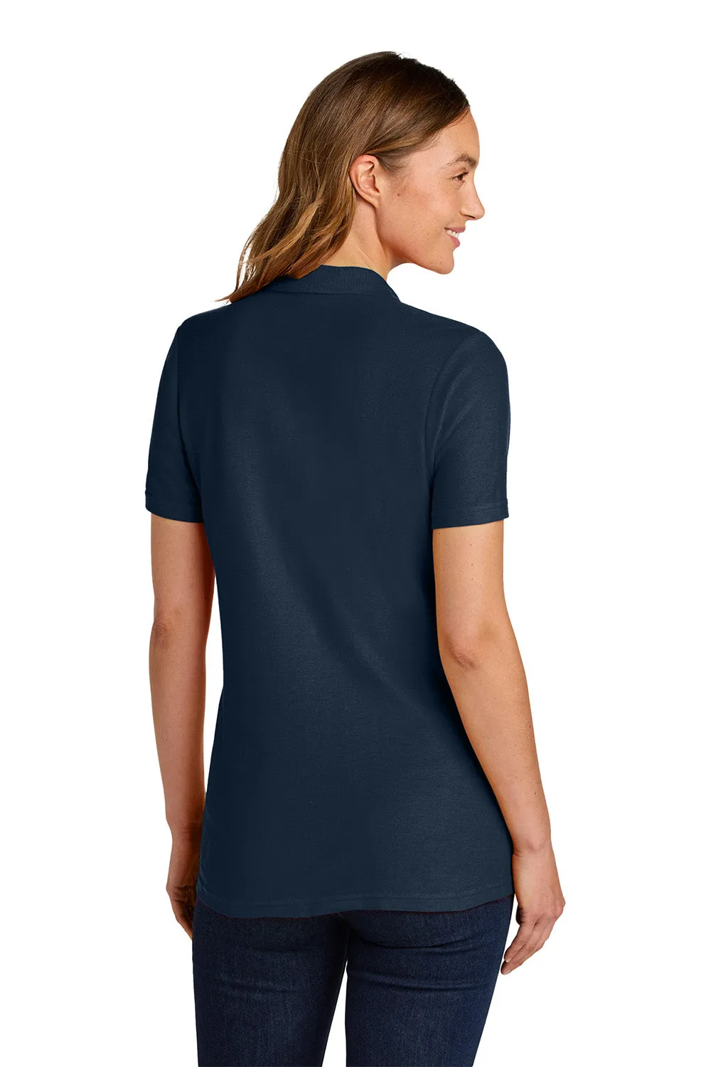 Gildan Womens Softstyle Pique Short Sleeve Polo Shirt - Navy Blue  Affordable Clothing Gildan