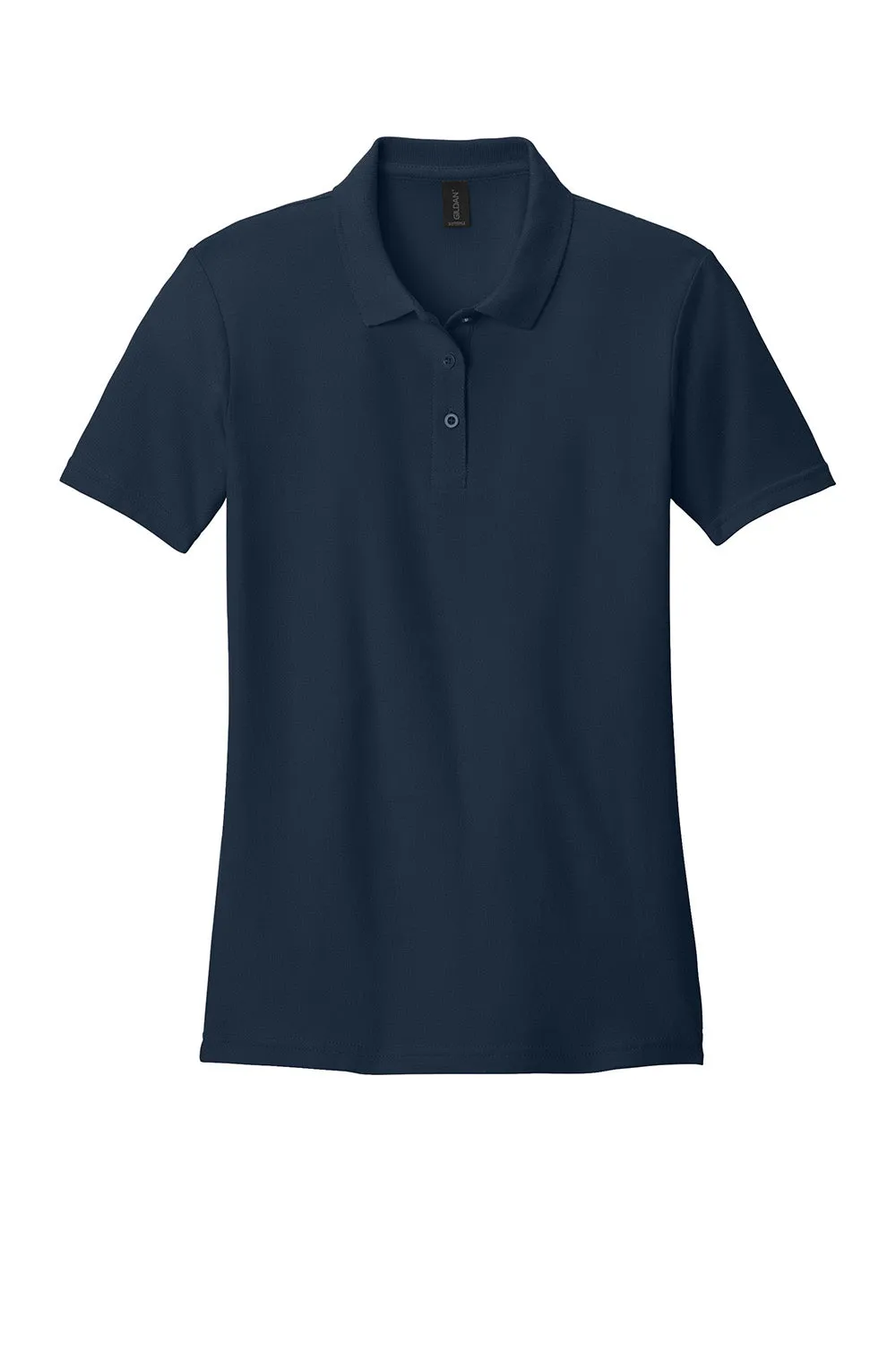 Gildan Womens Softstyle Pique Short Sleeve Polo Shirt - Navy Blue  Affordable Clothing Gildan