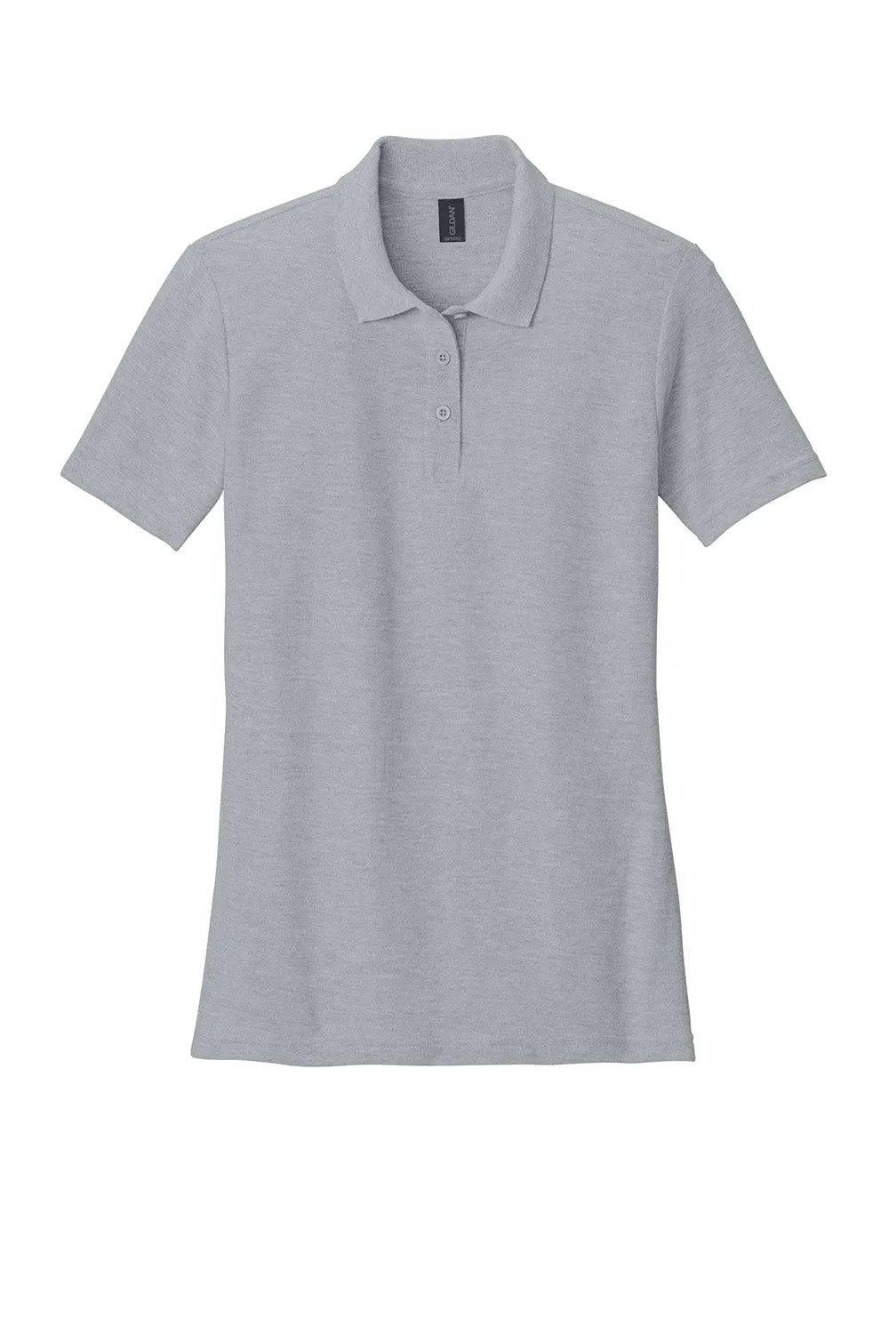 Gildan Womens Softstyle Pique Short Sleeve Polo Shirt - Sport Grey  Affordable Clothing Gildan