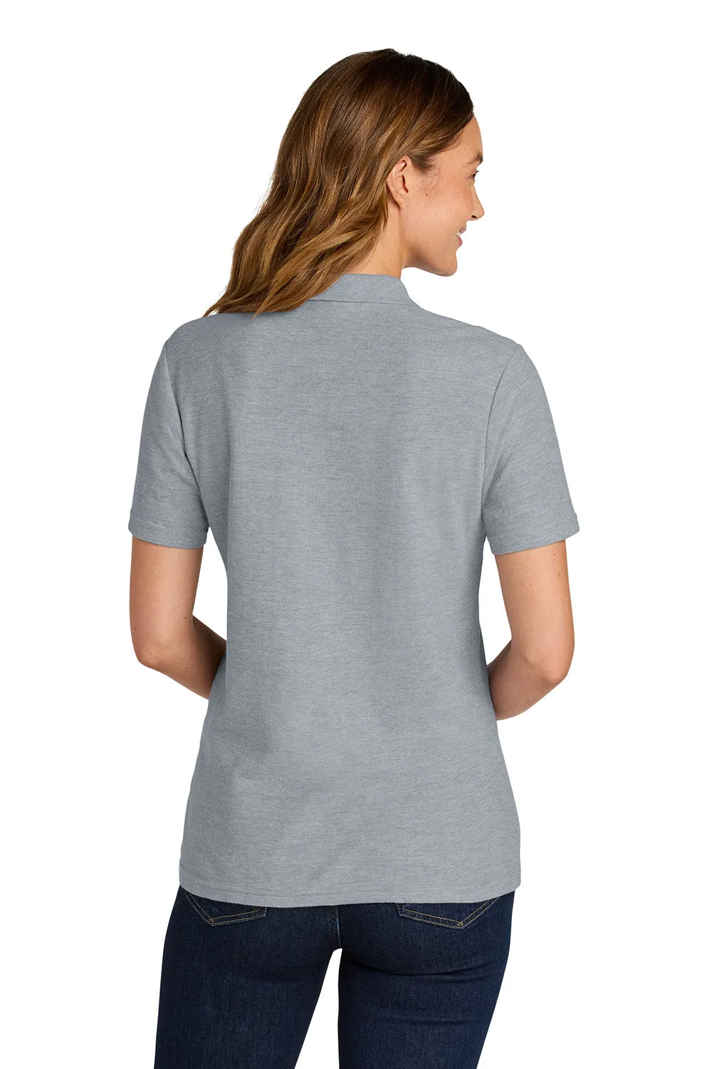 Gildan Womens Softstyle Pique Short Sleeve Polo Shirt - Sport Grey  Affordable Clothing Gildan
