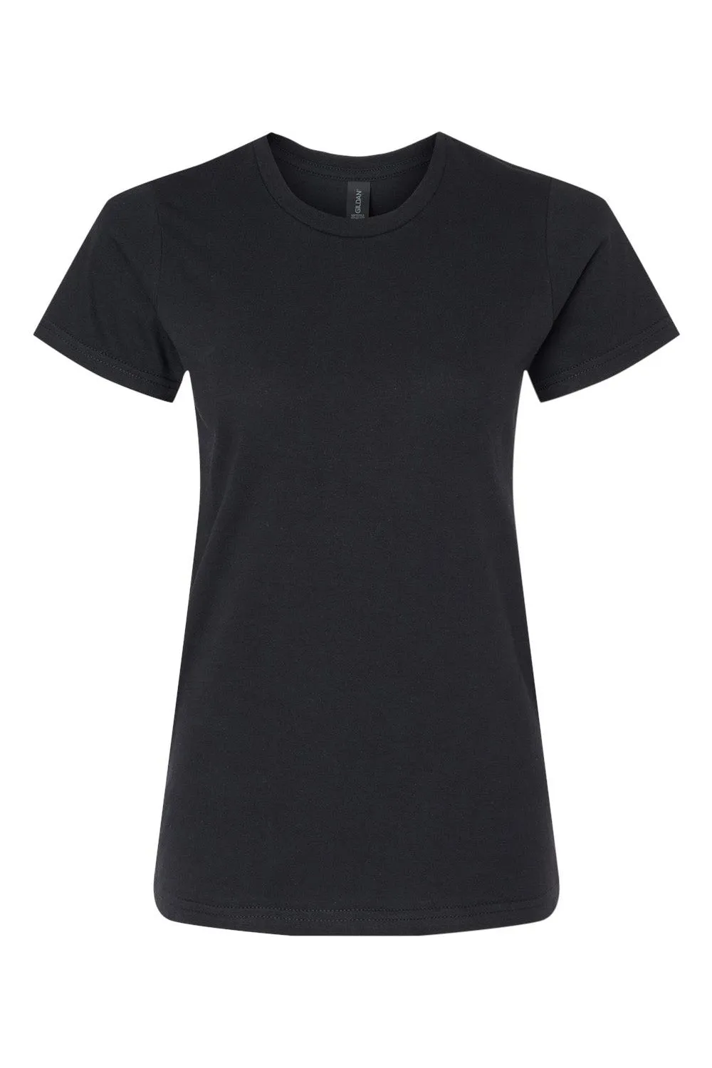 Gildan Womens Softstyle Short Sleeve Crewneck T-Shirt - Pitch Black  Affordable Clothing Gildan