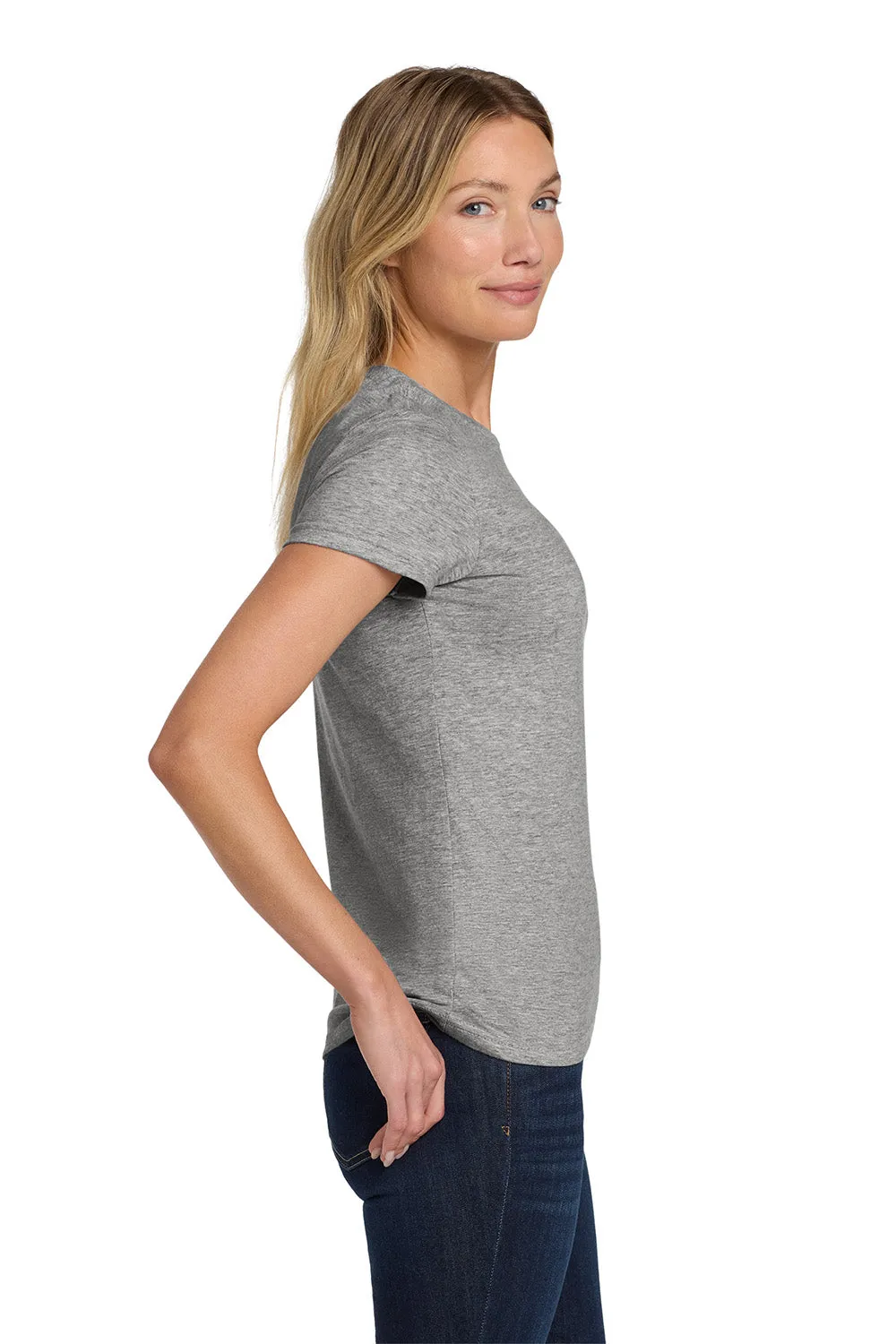 Gildan Womens Softstyle Short Sleeve Crewneck T-Shirt - Sport Grey  Affordable Clothing Gildan