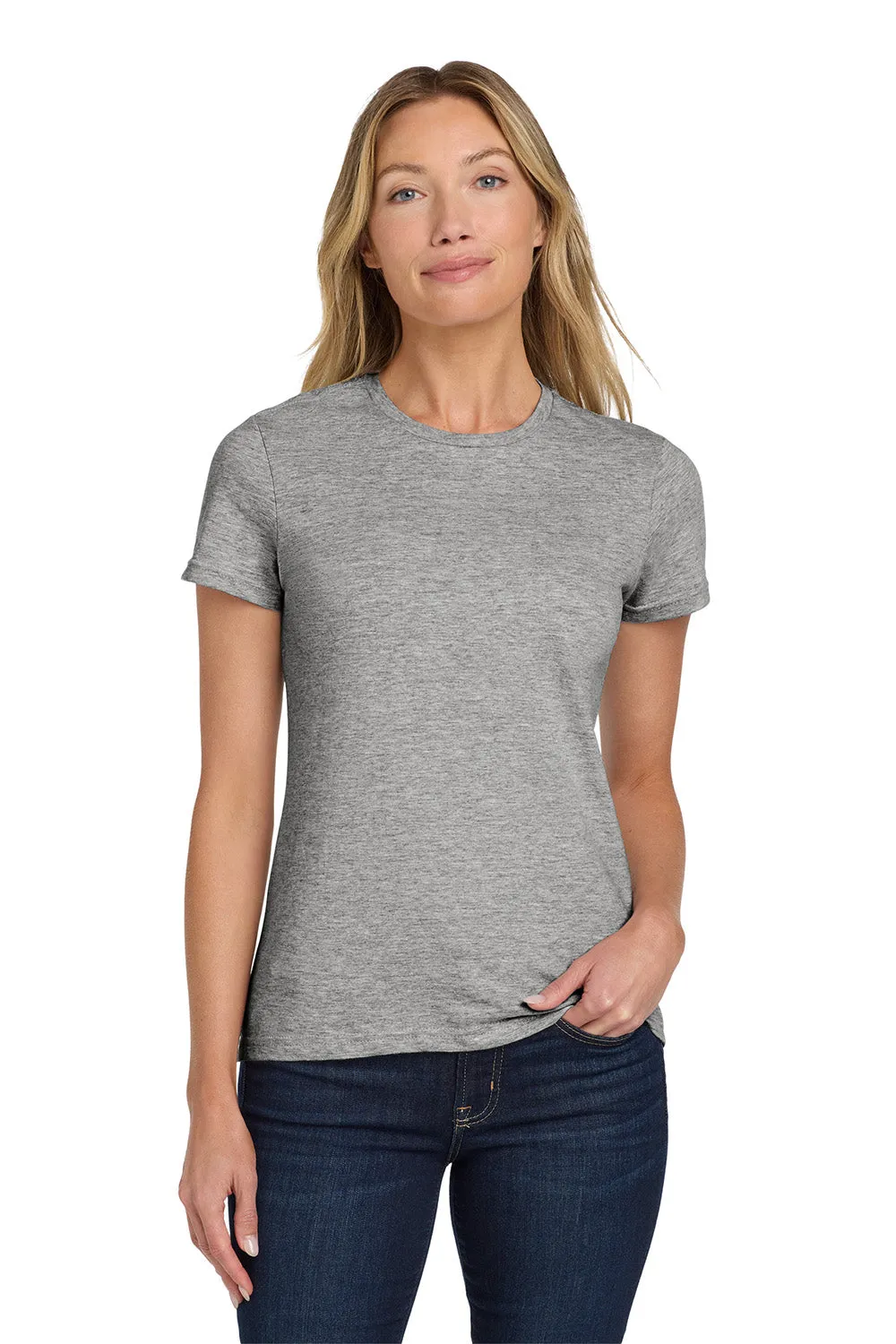 Gildan Womens Softstyle Short Sleeve Crewneck T-Shirt - Sport Grey  Affordable Clothing Gildan