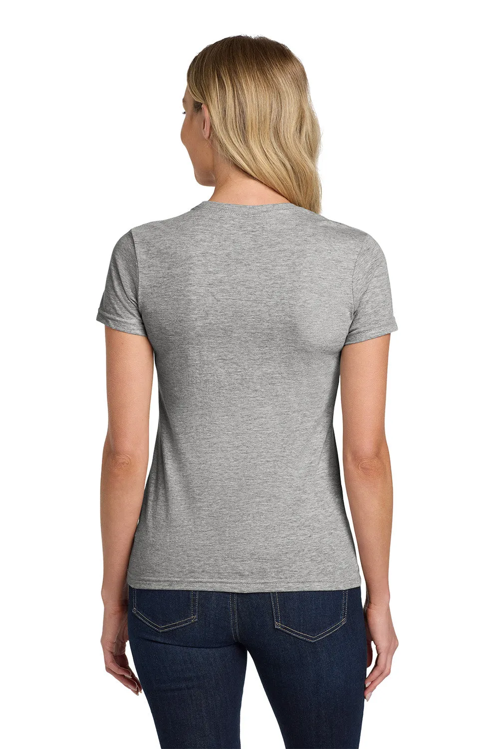 Gildan Womens Softstyle Short Sleeve Crewneck T-Shirt - Sport Grey  Affordable Clothing Gildan