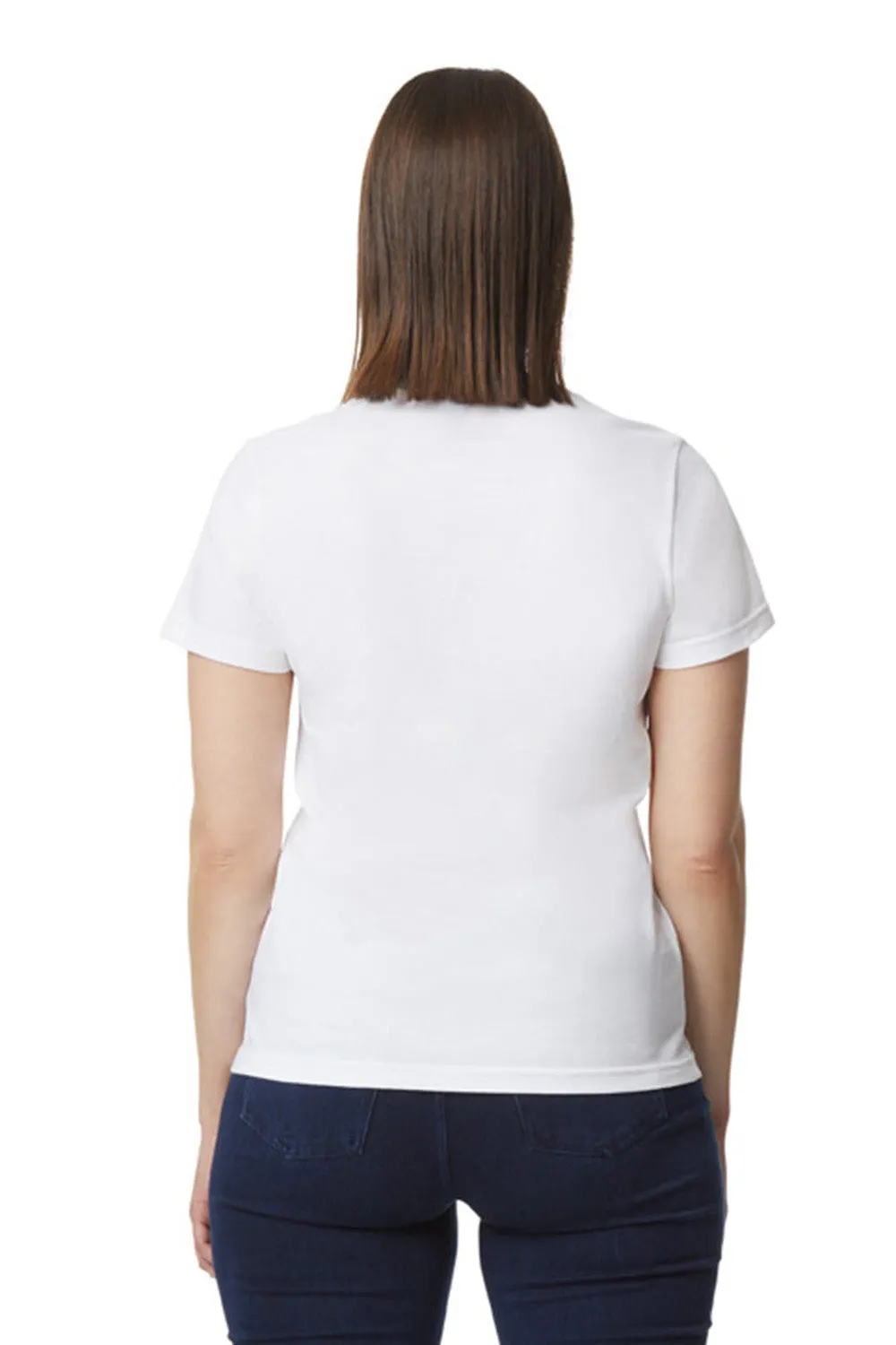 Gildan Womens Softstyle Short Sleeve Crewneck T-Shirt - White  Affordable Clothing Gildan
