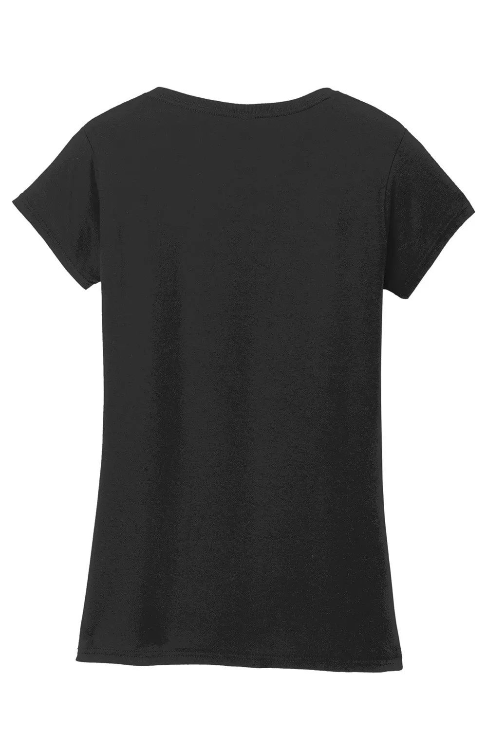 Gildan Womens Softstyle Short Sleeve V-Neck T-Shirt - Black  Affordable Clothing Gildan