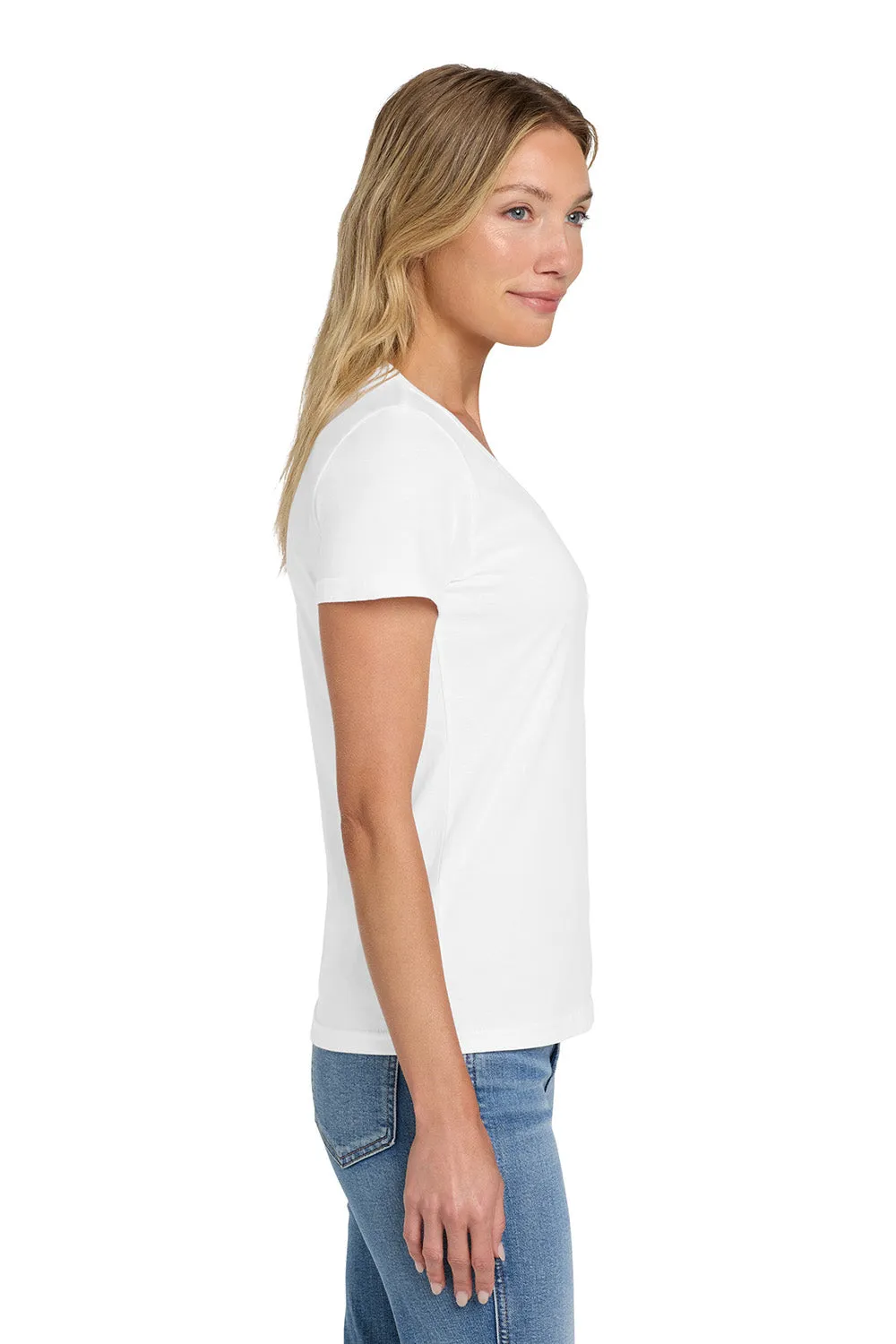Gildan Womens Softstyle Short Sleeve V-Neck T-Shirt - White  Affordable Clothing Gildan