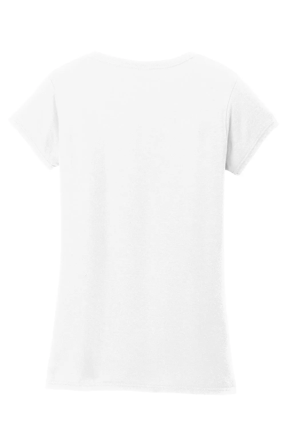 Gildan Womens Softstyle Short Sleeve V-Neck T-Shirt - White  Affordable Clothing Gildan