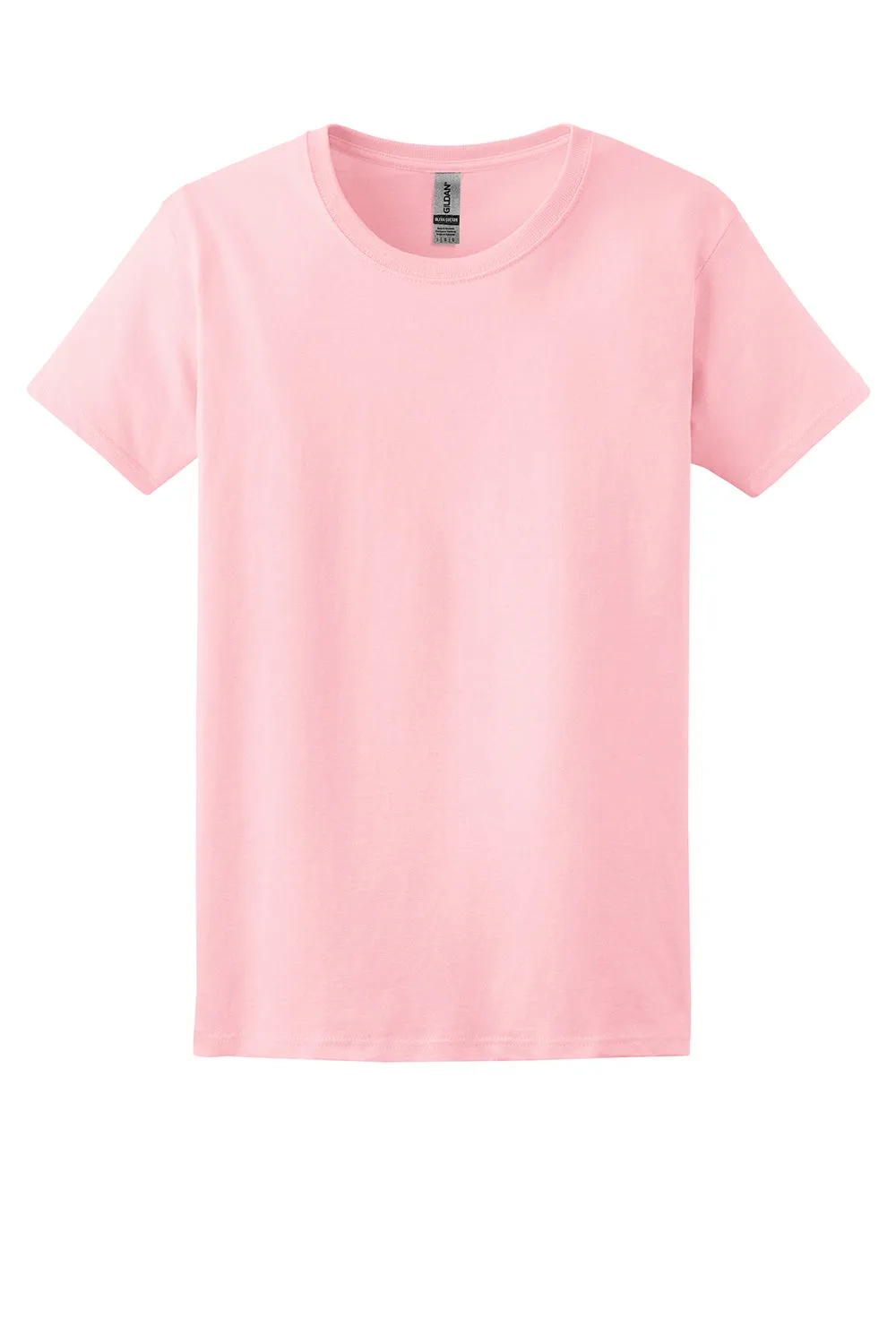 Gildan Womens Ultra Short Sleeve Crewneck T-Shirt - Light Pink  Affordable Clothing Gildan