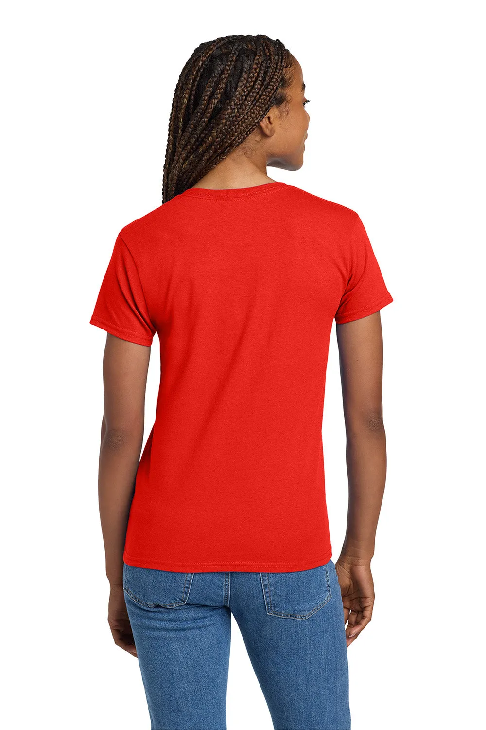 Gildan Womens Ultra Short Sleeve Crewneck T-Shirt - Red  Affordable Clothing Gildan