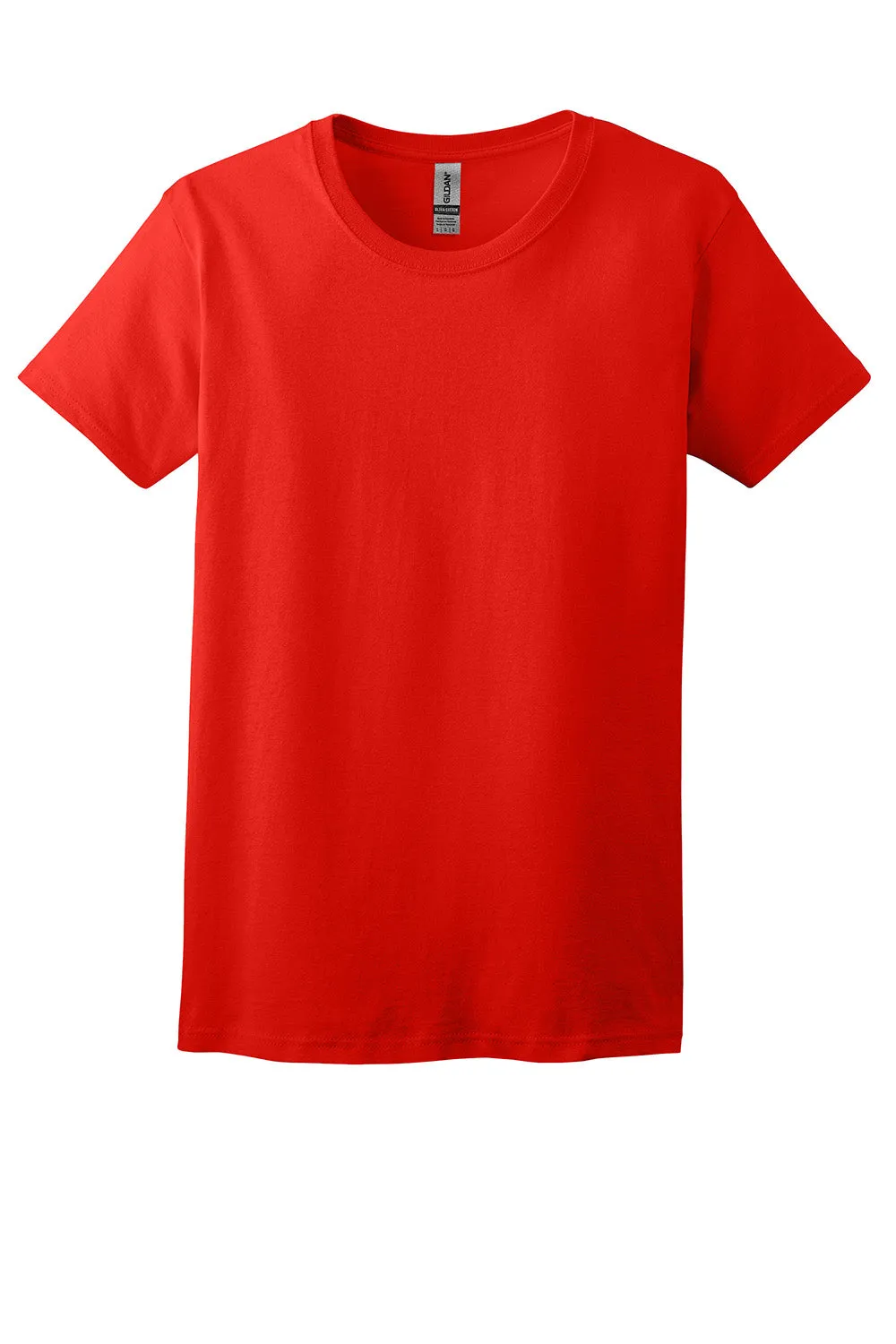 Gildan Womens Ultra Short Sleeve Crewneck T-Shirt - Red  Affordable Clothing Gildan