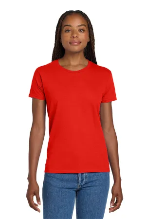 Gildan Womens Ultra Short Sleeve Crewneck T-Shirt - Red  Affordable Clothing Gildan