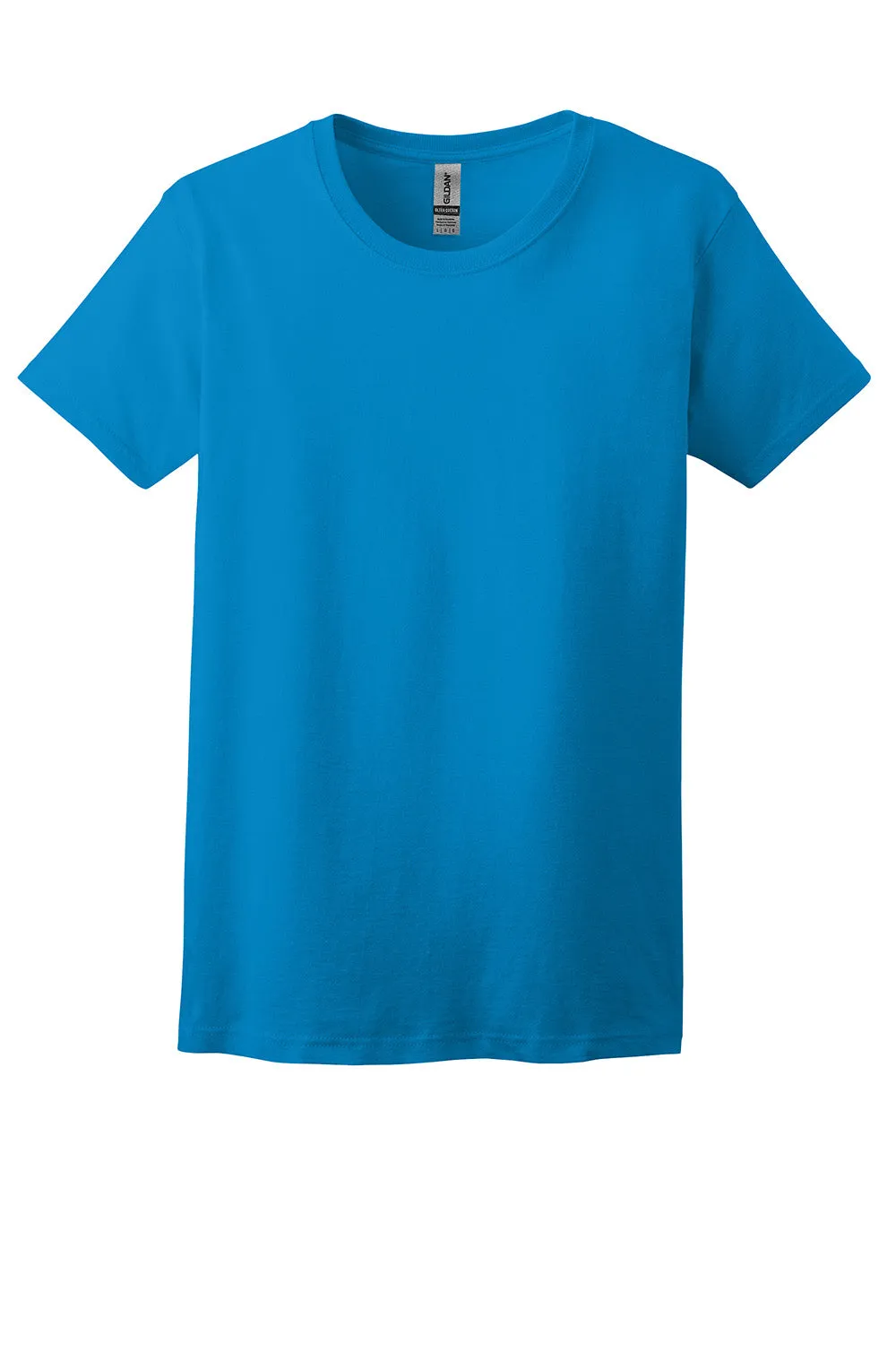 Gildan Womens Ultra Short Sleeve Crewneck T-Shirt - Sapphire Blue  Affordable Clothing Gildan