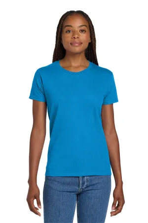 Gildan Womens Ultra Short Sleeve Crewneck T-Shirt - Sapphire Blue  Affordable Clothing Gildan