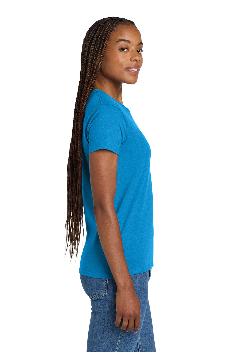 Gildan Womens Ultra Short Sleeve Crewneck T-Shirt - Sapphire Blue  Affordable Clothing Gildan