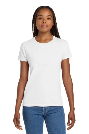 Gildan Womens Ultra Short Sleeve Crewneck T-Shirt - White  Affordable Clothing Gildan