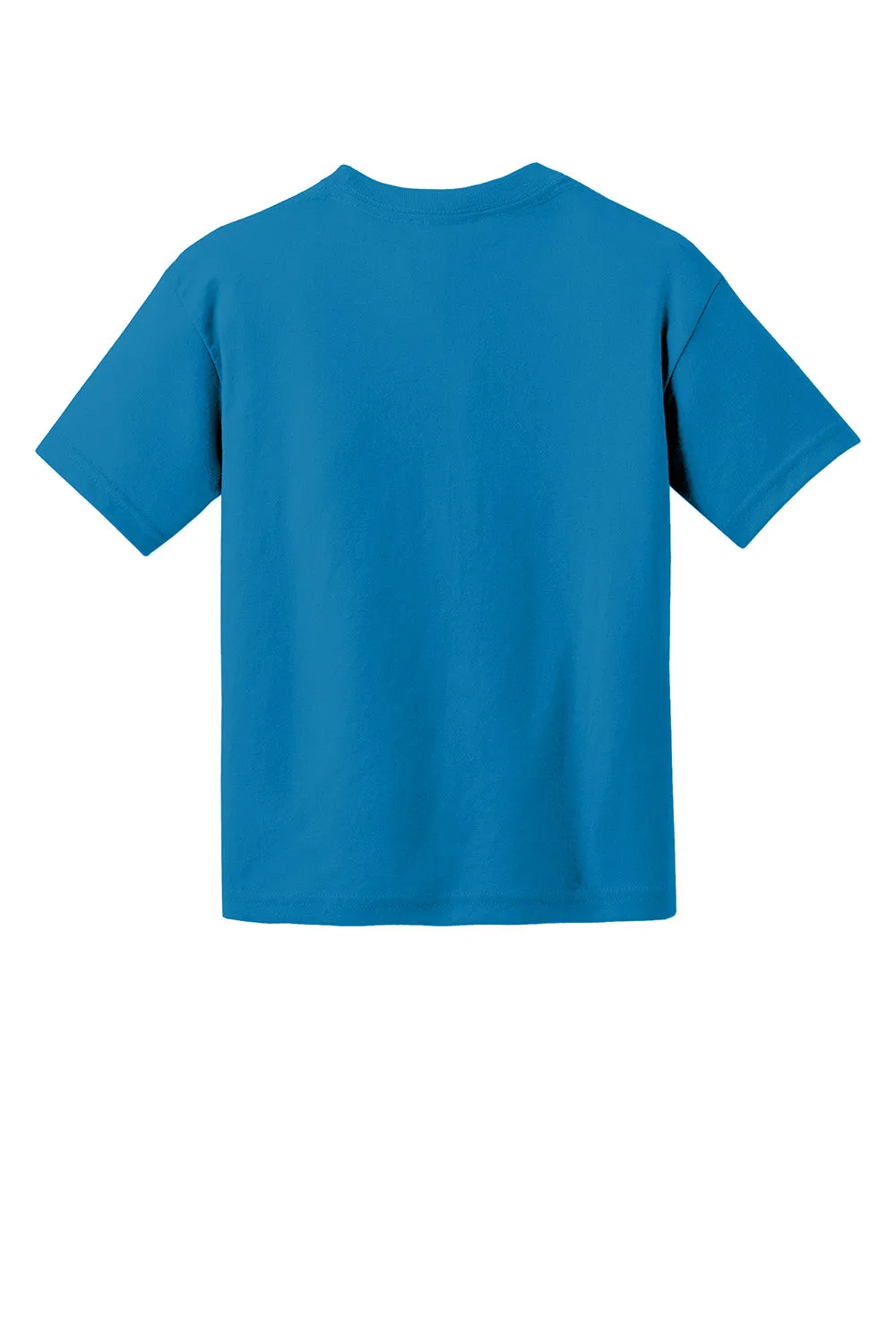 Gildan Youth DryBlend Moisture Wicking Short Sleeve Crewneck T-Shirt - Sapphire Blue  Affordable Clothing Gildan