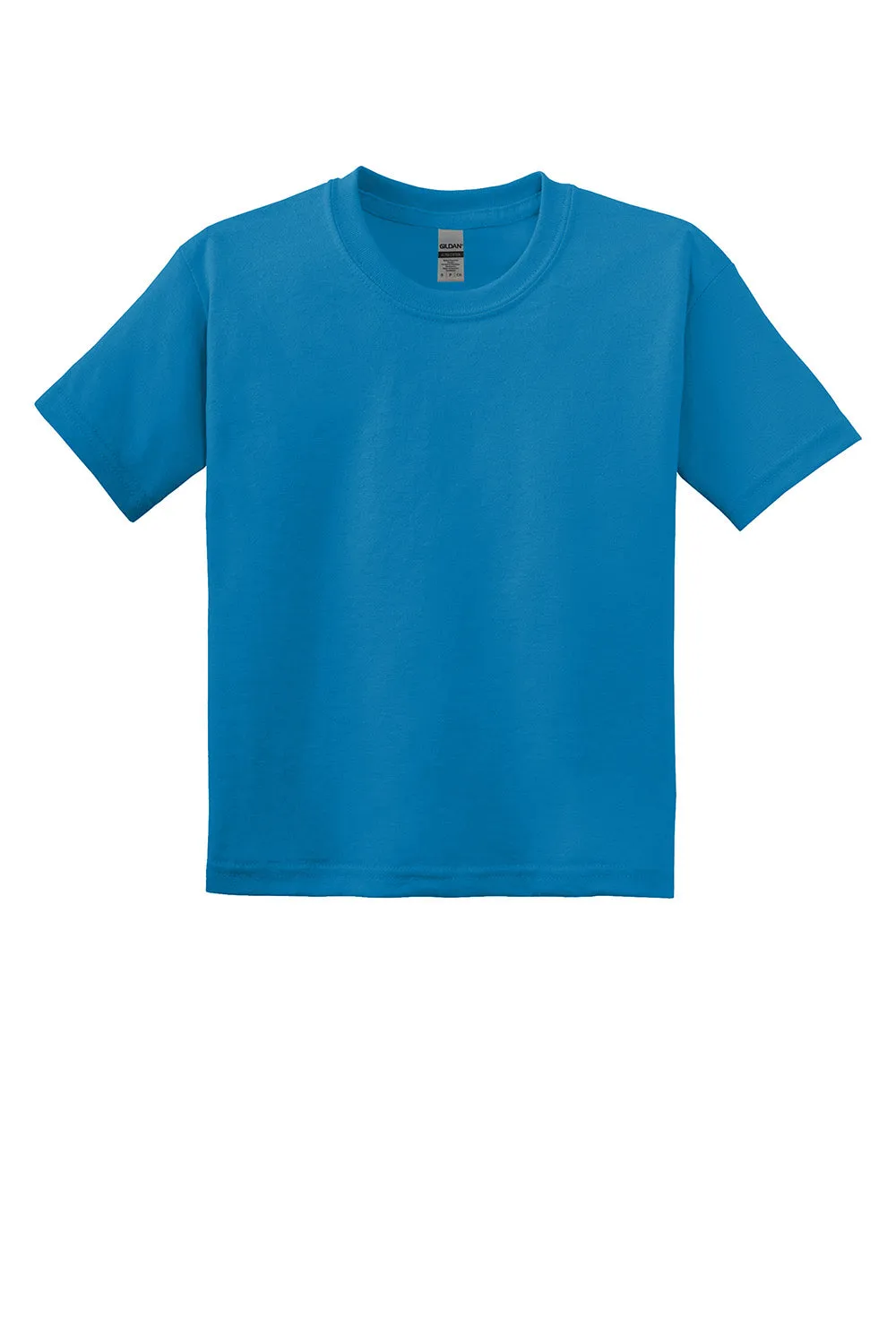Gildan Youth DryBlend Moisture Wicking Short Sleeve Crewneck T-Shirt - Sapphire Blue  Affordable Clothing Gildan