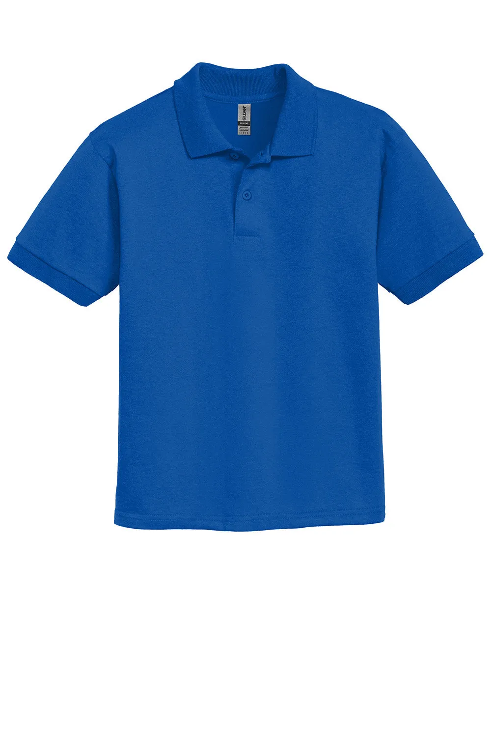 Gildan Youth DryBlend Moisture Wicking Short Sleeve Polo Shirt - Royal Blue  Affordable Clothing Gildan