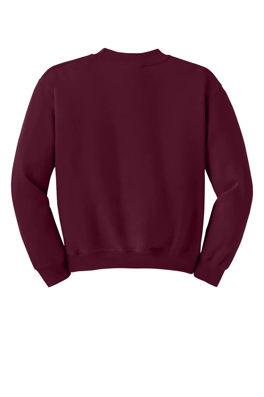 Gildan Youth Pill Resistant Fleece Crewneck Sweatshirt - Maroon  Affordable Clothing Gildan
