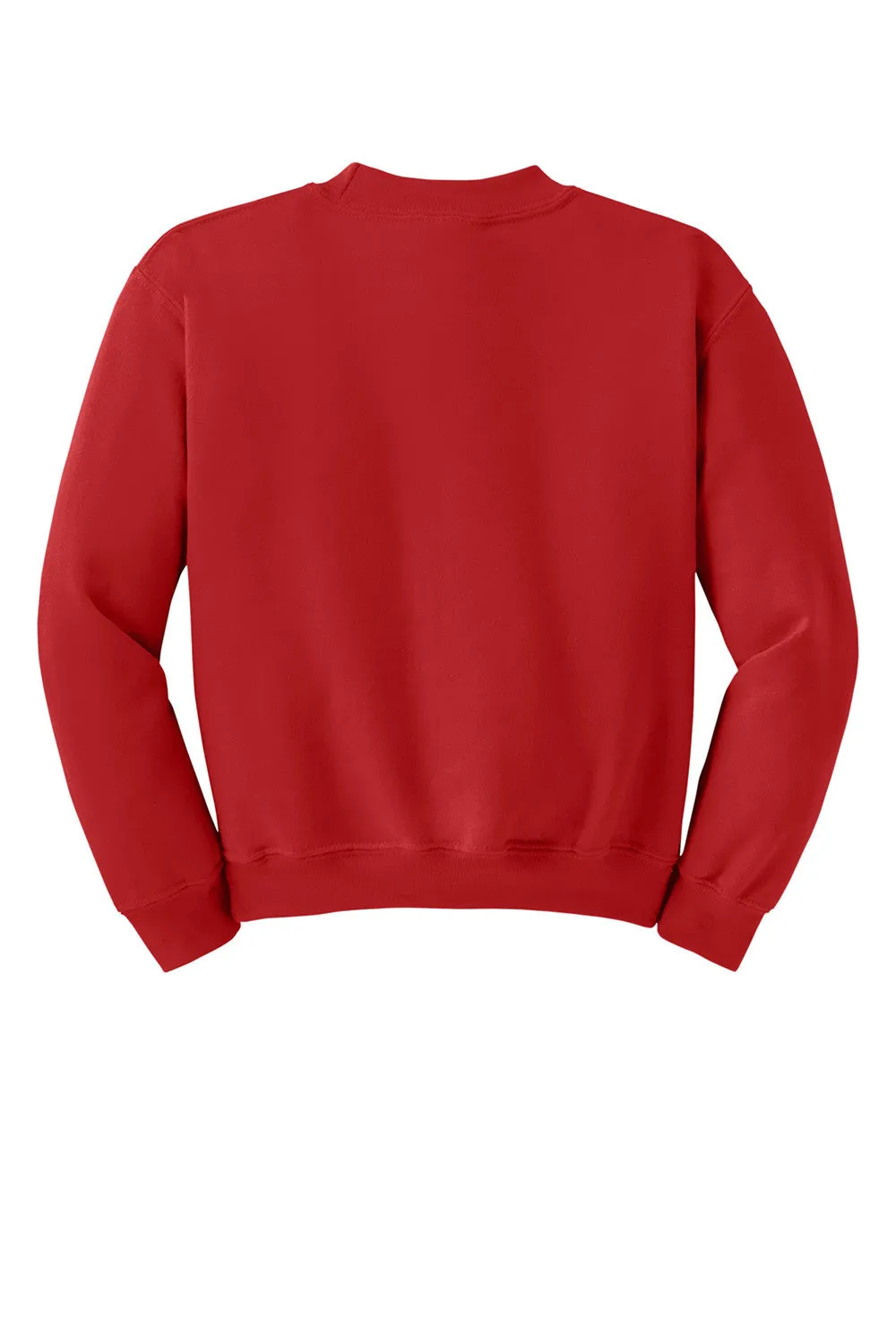 Gildan Youth Pill Resistant Fleece Crewneck Sweatshirt - Red  Affordable Clothing Gildan