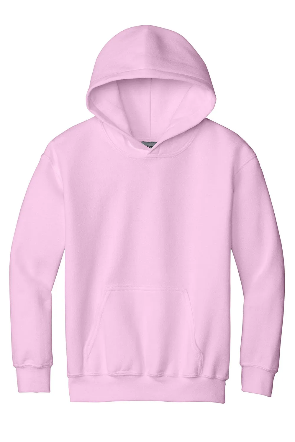 Gildan Youth Pill Resistant Hooded Sweatshirt Hoodie w/ Pouch Pocket - Light Pink  Affordable Clothing Gildan