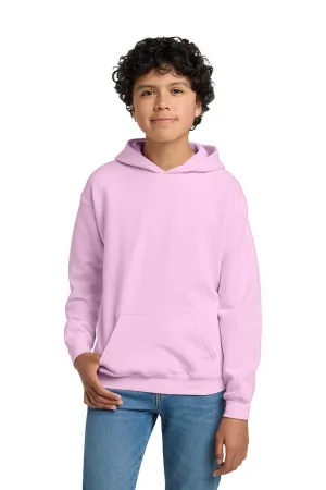 Gildan Youth Pill Resistant Hooded Sweatshirt Hoodie w/ Pouch Pocket - Light Pink  Affordable Clothing Gildan