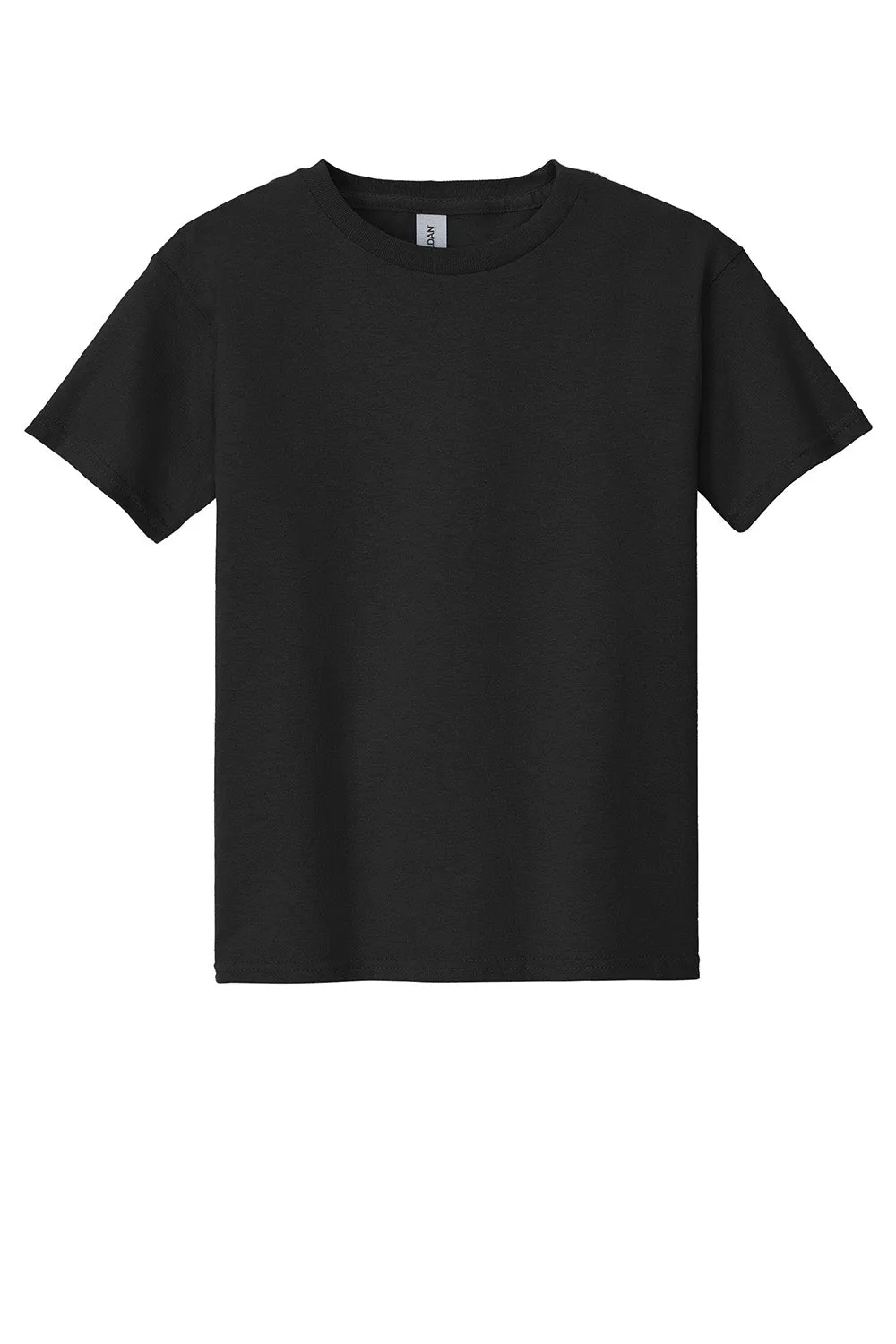 Gildan Youth Short Sleeve Crewneck T-Shirt - Black  Affordable Clothing Gildan