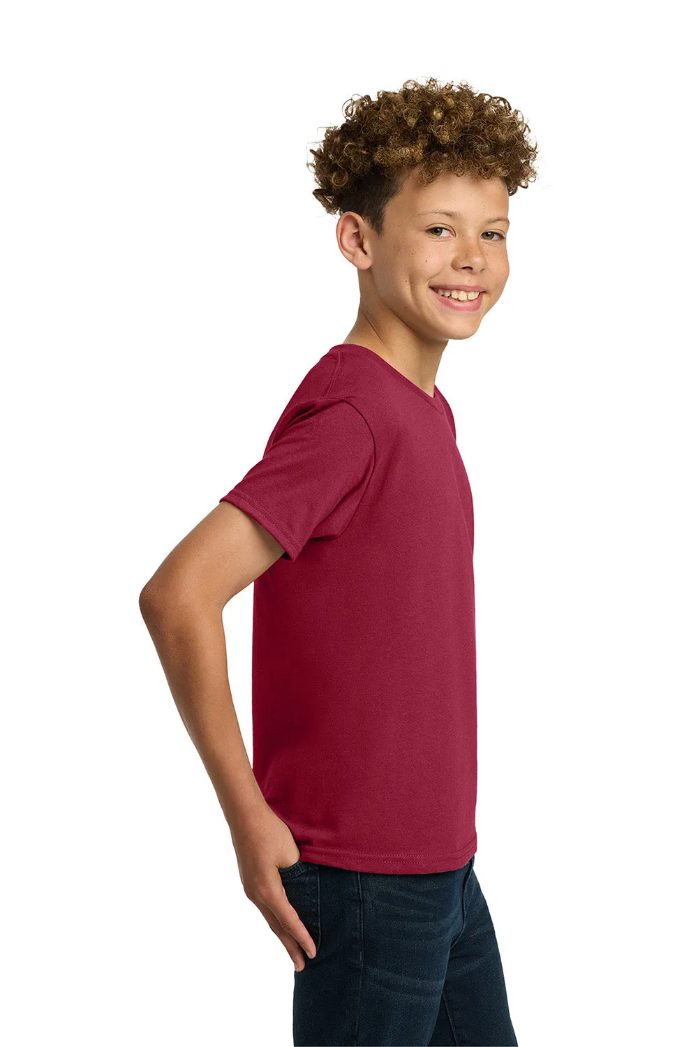 Gildan Youth Short Sleeve Crewneck T-Shirt - Cardinal Red  Affordable Clothing Gildan