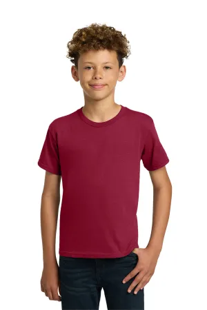 Gildan Youth Short Sleeve Crewneck T-Shirt - Cardinal Red  Affordable Clothing Gildan