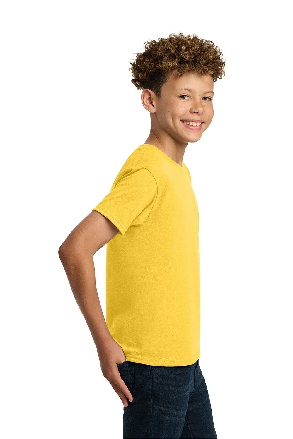Gildan Youth Short Sleeve Crewneck T-Shirt - Daisy Yellow  Affordable Clothing Gildan