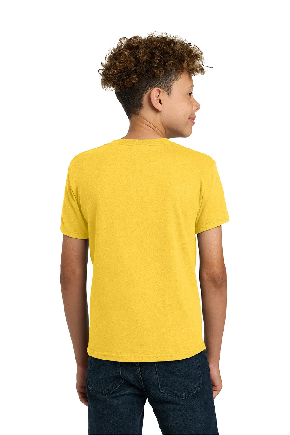 Gildan Youth Short Sleeve Crewneck T-Shirt - Daisy Yellow  Affordable Clothing Gildan