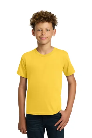 Gildan Youth Short Sleeve Crewneck T-Shirt - Daisy Yellow  Affordable Clothing Gildan