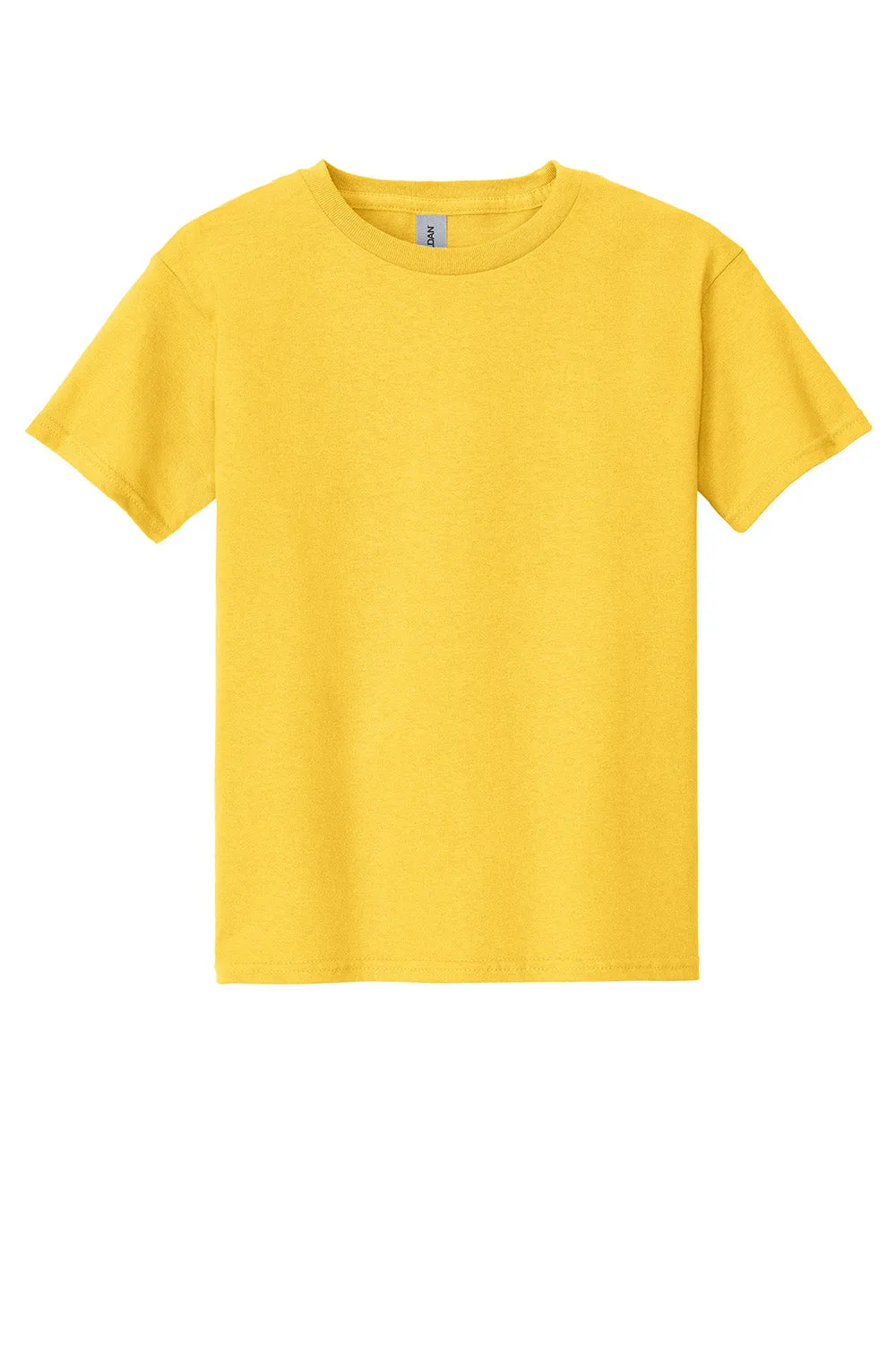 Gildan Youth Short Sleeve Crewneck T-Shirt - Daisy Yellow  Affordable Clothing Gildan