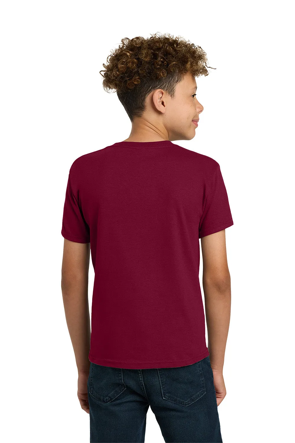 Gildan Youth Short Sleeve Crewneck T-Shirt - Garnet Red  Affordable Clothing Gildan