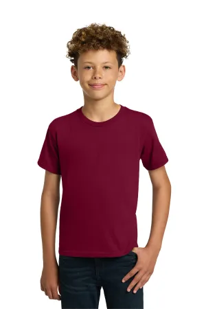 Gildan Youth Short Sleeve Crewneck T-Shirt - Garnet Red  Affordable Clothing Gildan