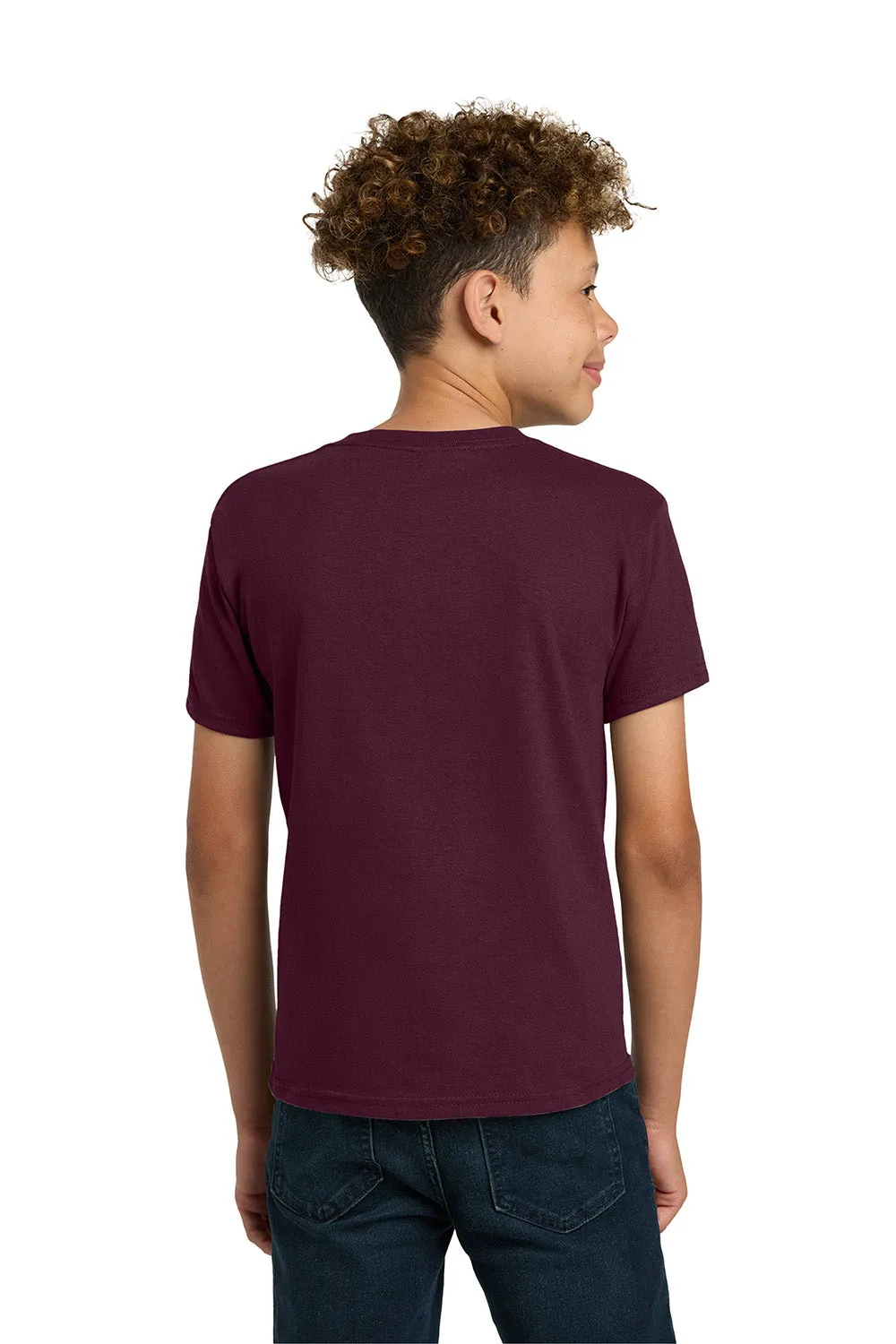 Gildan Youth Short Sleeve Crewneck T-Shirt - Maroon  Affordable Clothing Gildan