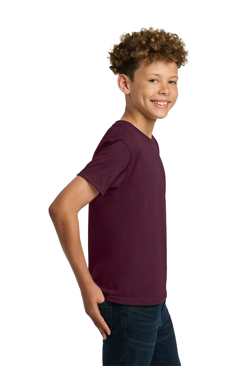Gildan Youth Short Sleeve Crewneck T-Shirt - Maroon  Affordable Clothing Gildan