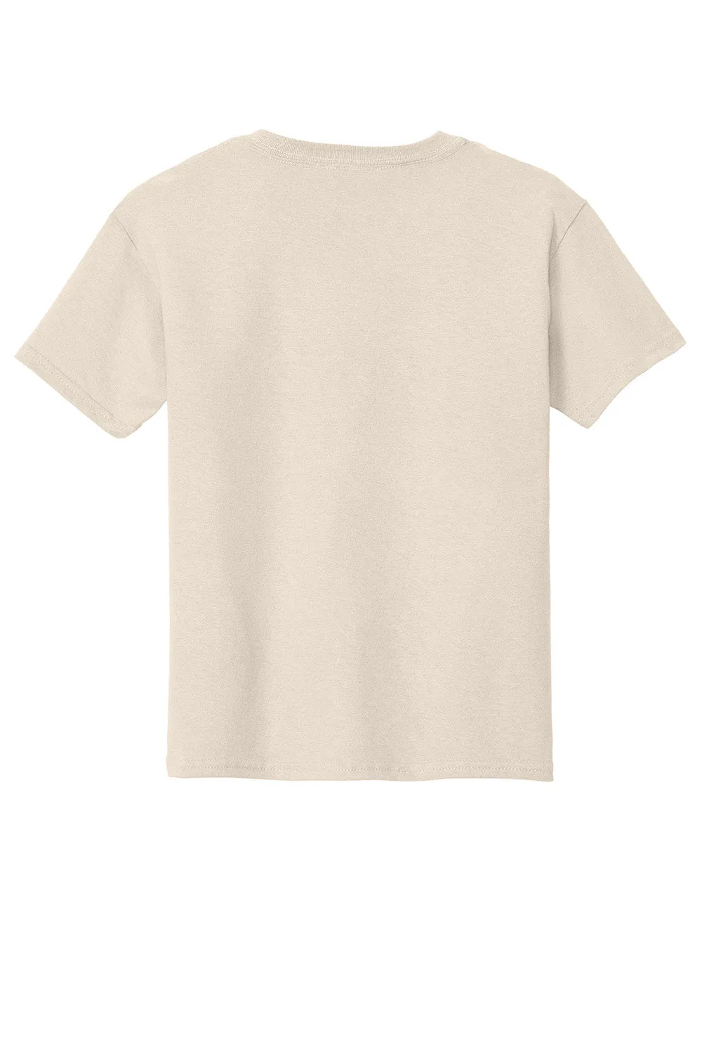 Gildan Youth Short Sleeve Crewneck T-Shirt - Natural  Affordable Clothing Gildan