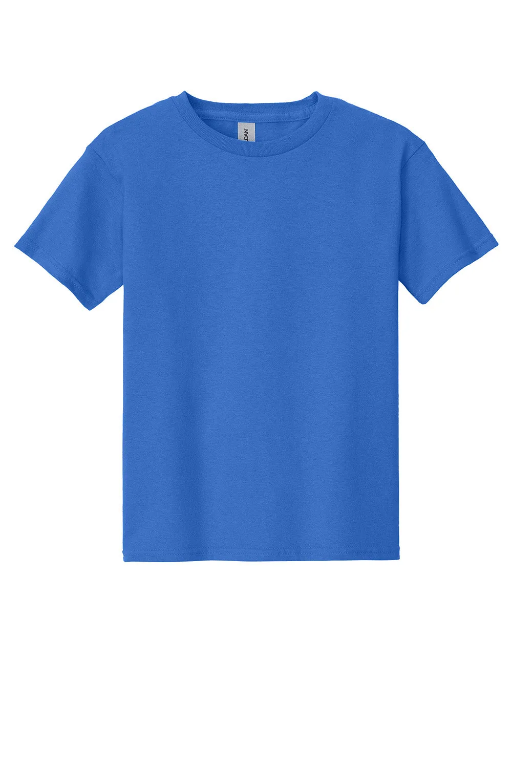 Gildan Youth Short Sleeve Crewneck T-Shirt - Neon Blue  Affordable Clothing Gildan