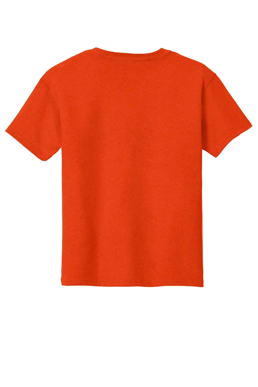 Gildan Youth Short Sleeve Crewneck T-Shirt - Orange  Affordable Clothing Gildan