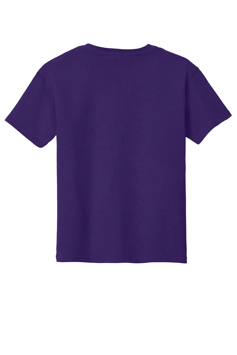 Gildan Youth Short Sleeve Crewneck T-Shirt - Purple  Affordable Clothing Gildan
