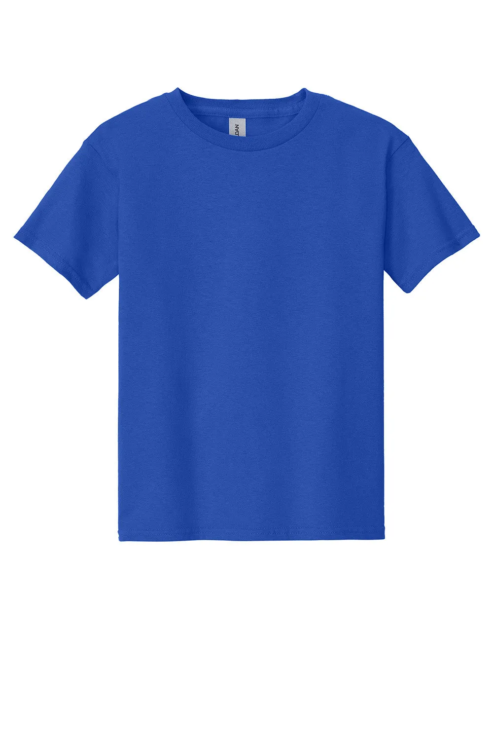 Gildan Youth Short Sleeve Crewneck T-Shirt - Royal Blue  Affordable Clothing Gildan