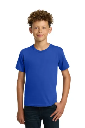 Gildan Youth Short Sleeve Crewneck T-Shirt - Royal Blue  Affordable Clothing Gildan